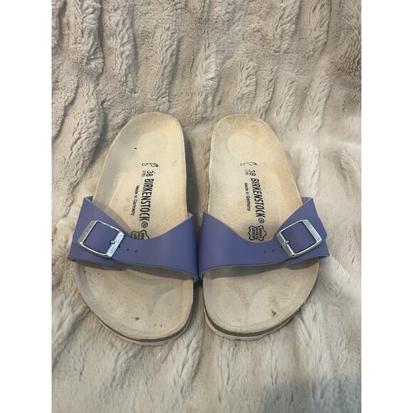 Birkenstock Madrid Sandals - Size 38 - Purple Leather - Made in Germany - US 8 - Picture 4 of 7